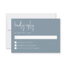 Dusty Blue Modern OSA kort