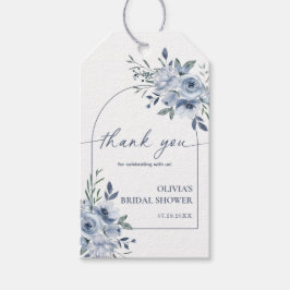 Dusty Blue Möhippa Arch-Tack Presentetikett