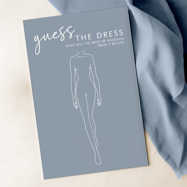 Dusty Blue-Möhippan gissar Dress Game (Skapare uppladdad)