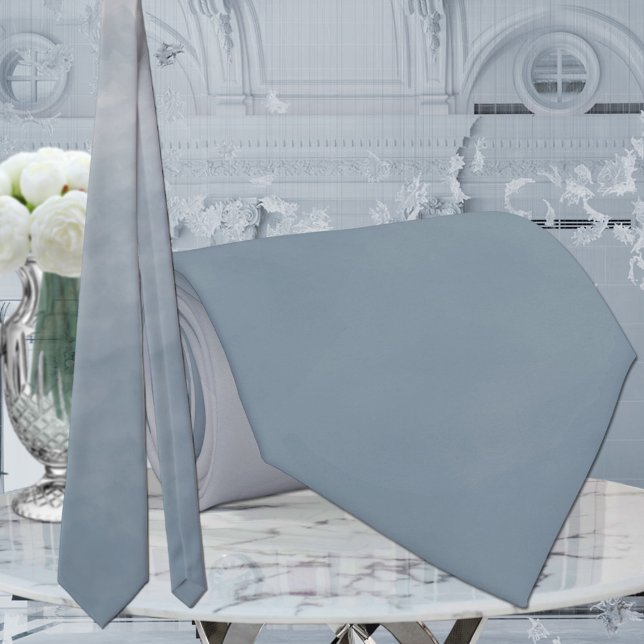 Dusty Blue Monochromatic Ombre Bröllop Slips (Skapare uppladdad)