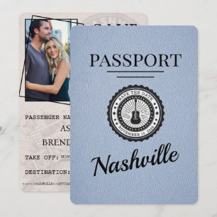 Dusty Blue Nashville Passport Spara datum Datumet