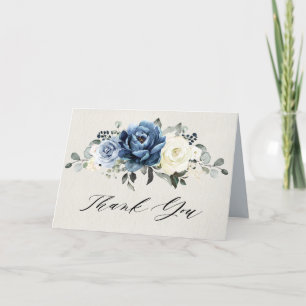 Dusty Blue Navy Champagne Ivory Möhippa Than Tack Kort