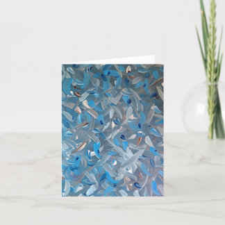 Dusty Blue Note Card Tack Kort