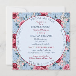 Dusty Blue och Burgundy Möhippa