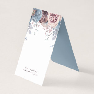 Dusty Blue och Mauve Extra kort