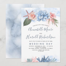 Dusty Blue och  Tropical Beach Wedding