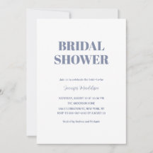 Dusty Blue och vit bröllopsfest