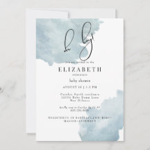 Dusty Blue Oh Boy Baby Shower