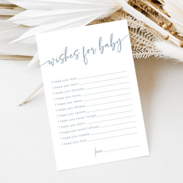 Dusty Blue Önskemål för Baby Modern Minimal Adapte (Skapare uppladdad)