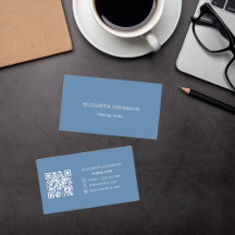 Dusty blue qr-kod