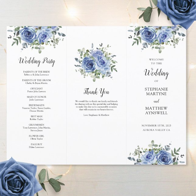 Dusty Blue Ro Eucalyptus Service Order (Side 1)