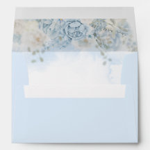 Dusty Blue Ro Flowers Quinceanera