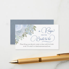 Dusty Blue Ro Recept för Bride ska Tilläggskort