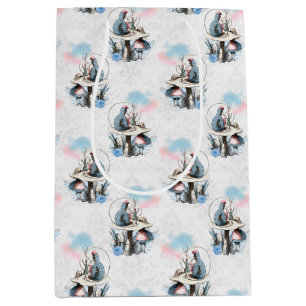 Dusty Blue & Rosa Alice i Underlandet Bebis Shower