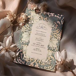 Dusty Blue Rose Guld Pimpernel William Morris