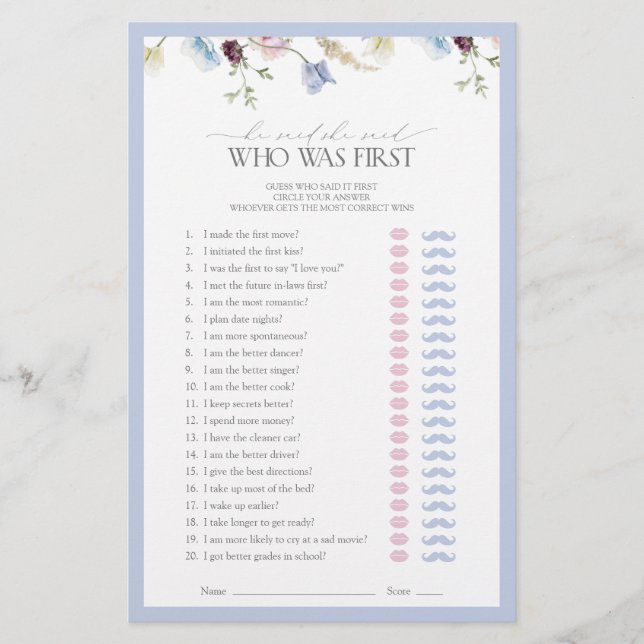 Dusty Blue sa att hon sa att Wildblomma var vilt (Framsida)