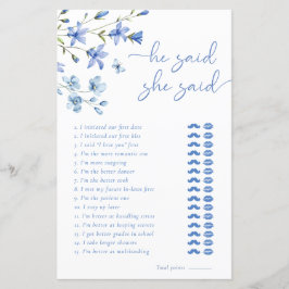 Dusty Blue sa att hon sa Möhippa Game