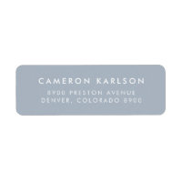 Dusty Blue Simple San Serif Typography