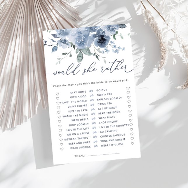 Dusty Blue skulle hon hellre Möhippa spel (Skapare uppladdad)