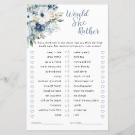 Dusty Blue skulle hon hellre Möhippa spel