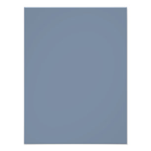 Dusty Blue Slate Grått Grått Solid Färg Backgro Fototryck