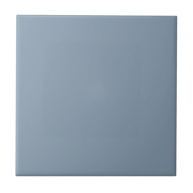 Dusty Blue Solid Färg Kakelplatta (Framsidan)