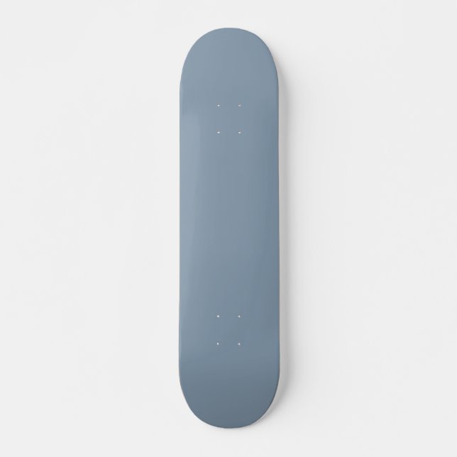 Dusty Blue Solid Färg Mini Skateboard Bräda 18,5 Cm (Framsida)