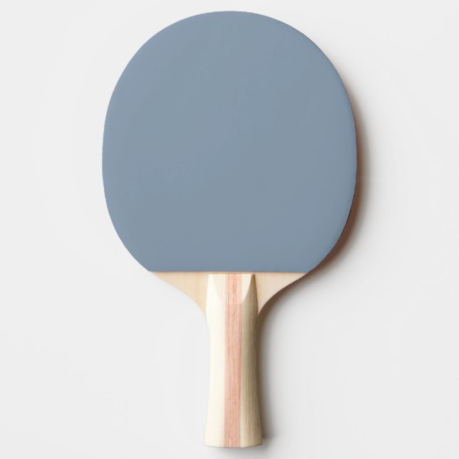 Dusty Blue Solid Färg Pingisracket (Framsidan)