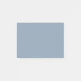 Dusty Blue Solid Färg Post-it Block