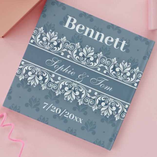 Dusty blue Square-fästare Fyrkantigt Klistermärke (Skapare uppladdad)