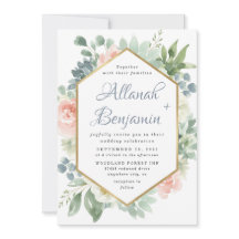 Dusty Blue Succulage Blommigt Garden Wedding