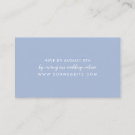 Dusty Blue-svarets online eller bröllop OSA via e- Tilläggskort