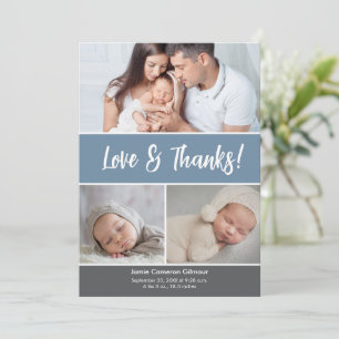 Dusty Blue - Tack för fotoannonsen i baby