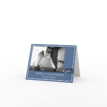 Dusty Blue Two Photo - tackkort