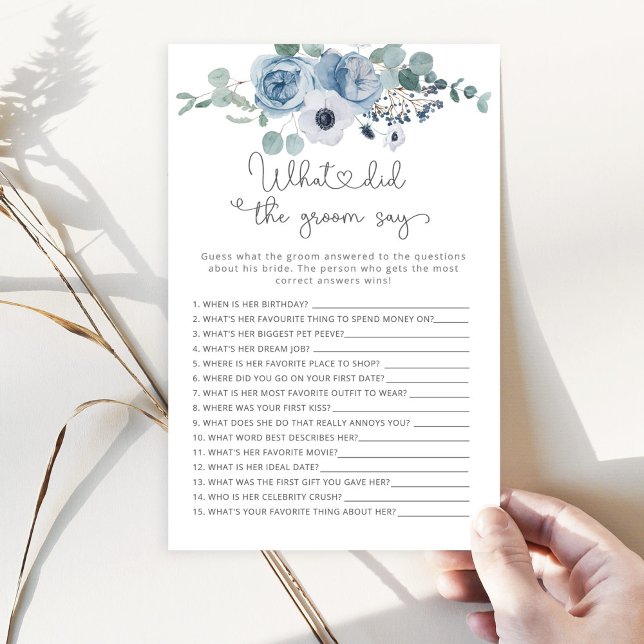 Dusty Blue Vad sa möhippa-spel? (Skapare uppladdad)