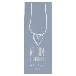 Dusty Blue Välkommen till Bröllop