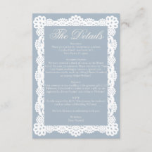 Dusty Blue Vintage Elegant Victorian Lace Wedding