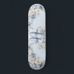 Dusty Blue Watercolor Ivory Flowers Löv Rustic Mini Skateboard Bräda 18,5 Cm<br><div class="desc">Dusty Blue Watercolor Ivory Flowers Lämnar Rustic skateboard. Unik,  vacker utformning av snyggten. Lätt att vara personlig. Teckensnittet stil,  storlekt och färg kan ändras. Matchande objekt är tillgängliga.</div>