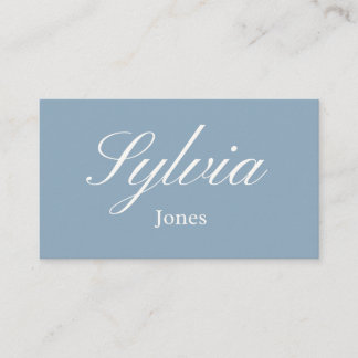 Dusty blue wedding & Engagement table place card Placeringskort