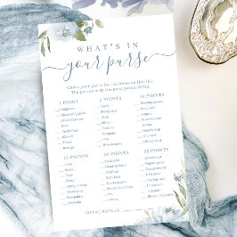 Dusty Blue What's in your purse möhippa match