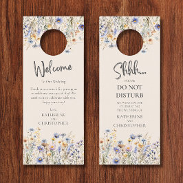 Dusty Blue Wildblomma Shhh Disturb Bröllop