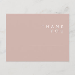 Dusty Boho | Ro och Lila Bröllop Tack Vykort