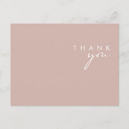 Dusty Boho | Ro och Lila Bröllop Tack Vykort