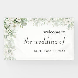 Dusty grönt blommigt ro vattenfärgen bröllop