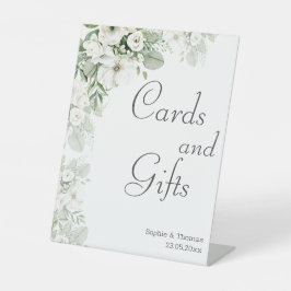 Dusty grönt blommigt ro vattenfärgen bröllop