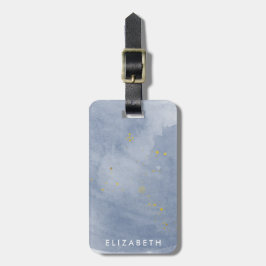 Dusty Guld ⎢ Monogram Luggage Tag Bagagebricka