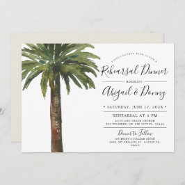 Dusty Handflatan | Bröllop Rehearsal Middag Party Inbjudningar