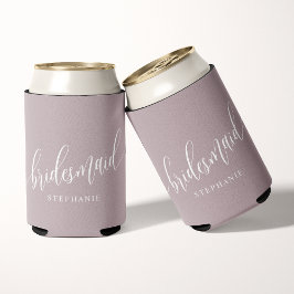 Dusty Lavender Bridesmaid Modern Script
