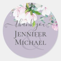 Dusty Lavender Rosa Magnolias Eucalyptus Tack