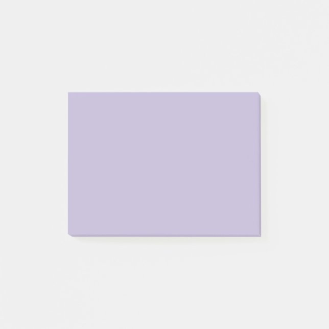 Dusty Lavender Solid Färg Post-it Block (Framsida)